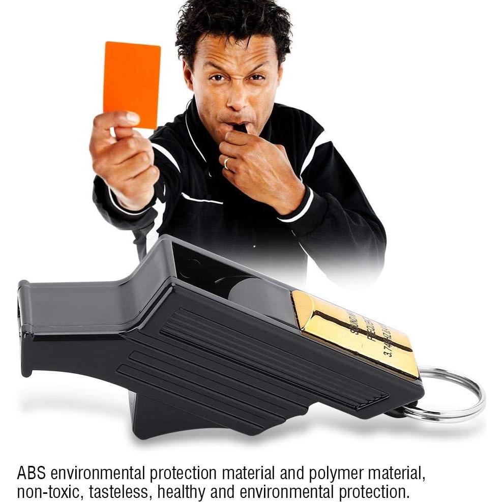 Silbato Bnineteenteam para Árbitro y Entrenamiento - Negro/Dorado