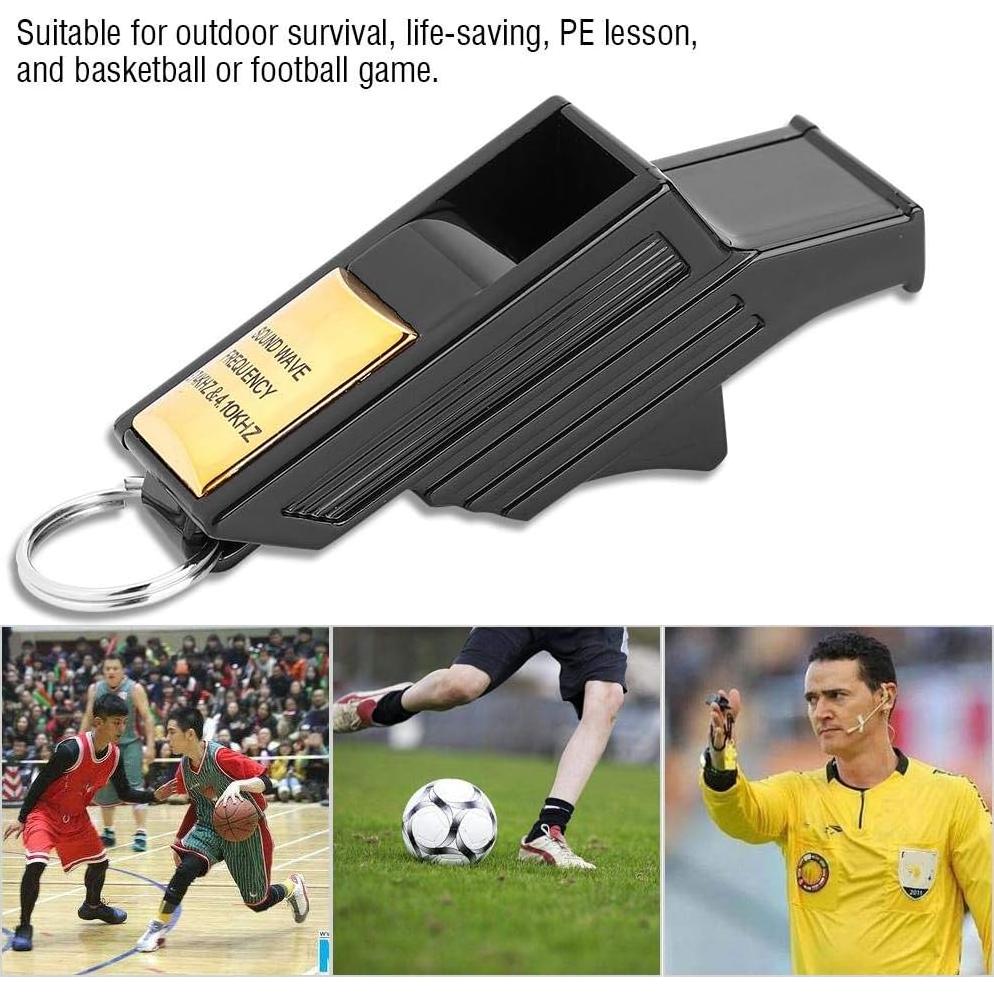 Silbato Bnineteenteam para Árbitro y Entrenamiento - Negro/Dorado