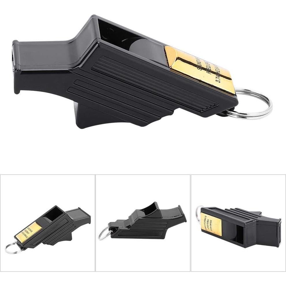 Silbato Bnineteenteam para Árbitro y Entrenamiento - Negro/Dorado