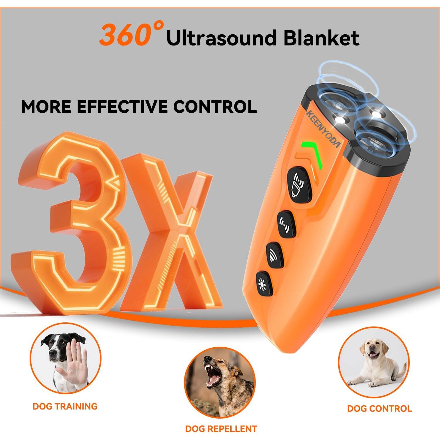 Dispositivo Antiladridos Ultrasonido KEENYODA KY-U57, 7 Modos