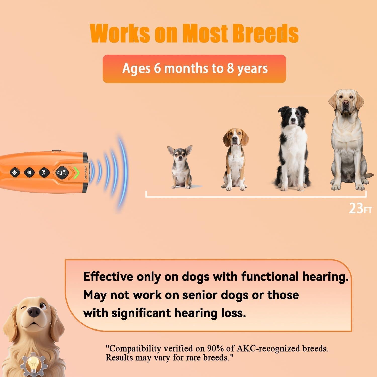 Dispositivo Antiladridos Ultrasonido KEENYODA KY-U57, 7 Modos