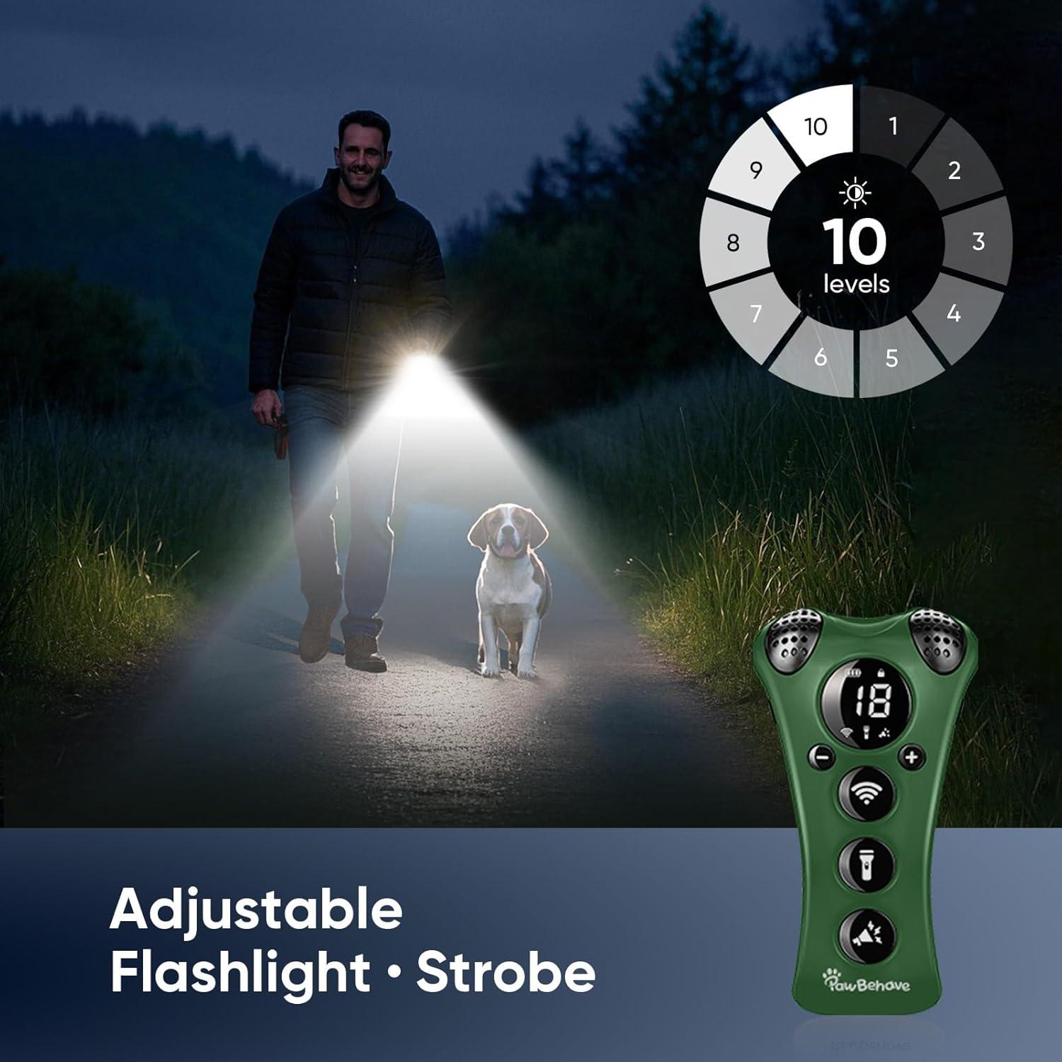 Entrenador Ultrasonido Ajustable PawBehave PB-CO8005 para Perros