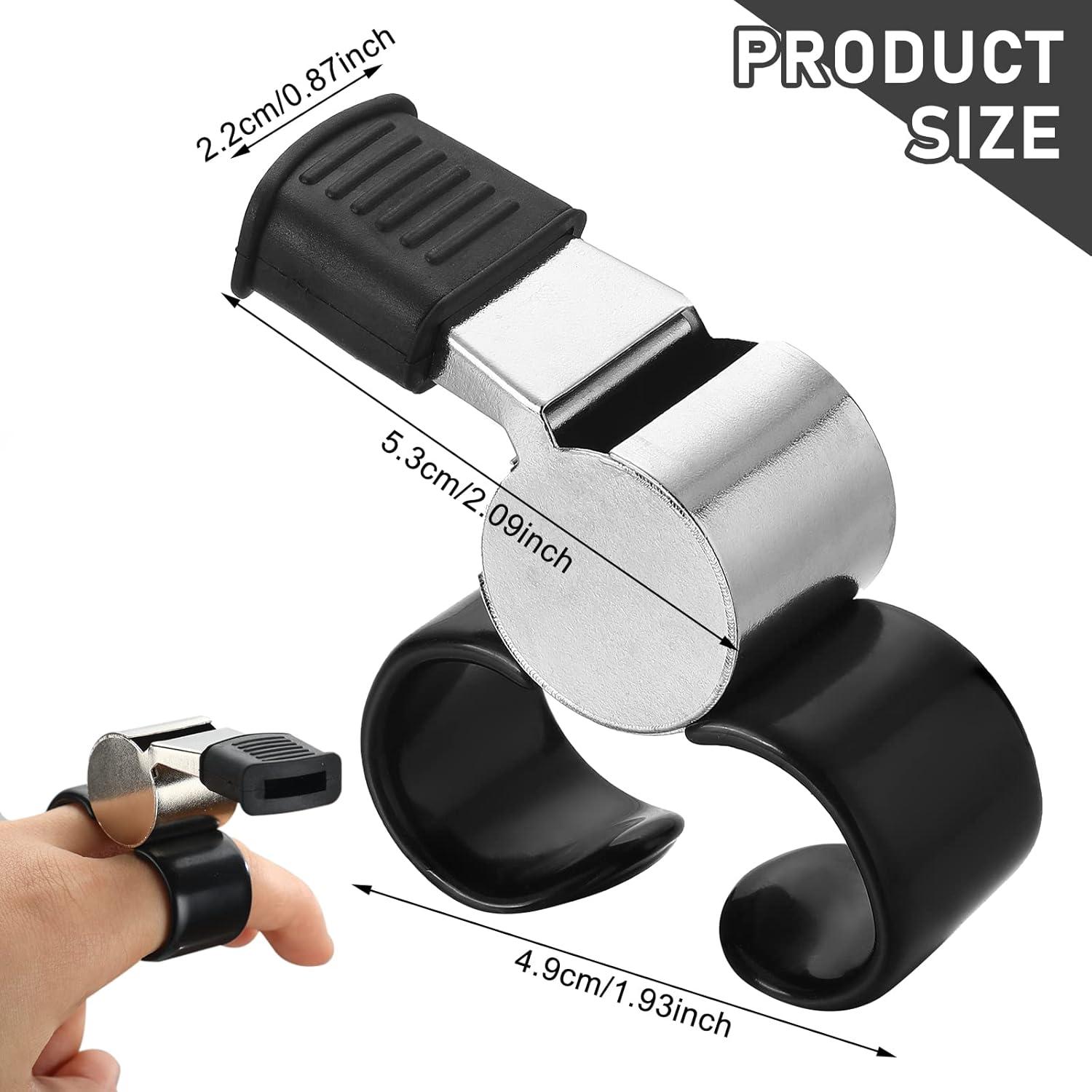 Silbato de Dedo Kathfly 2 Piezas con Mangas de Goma