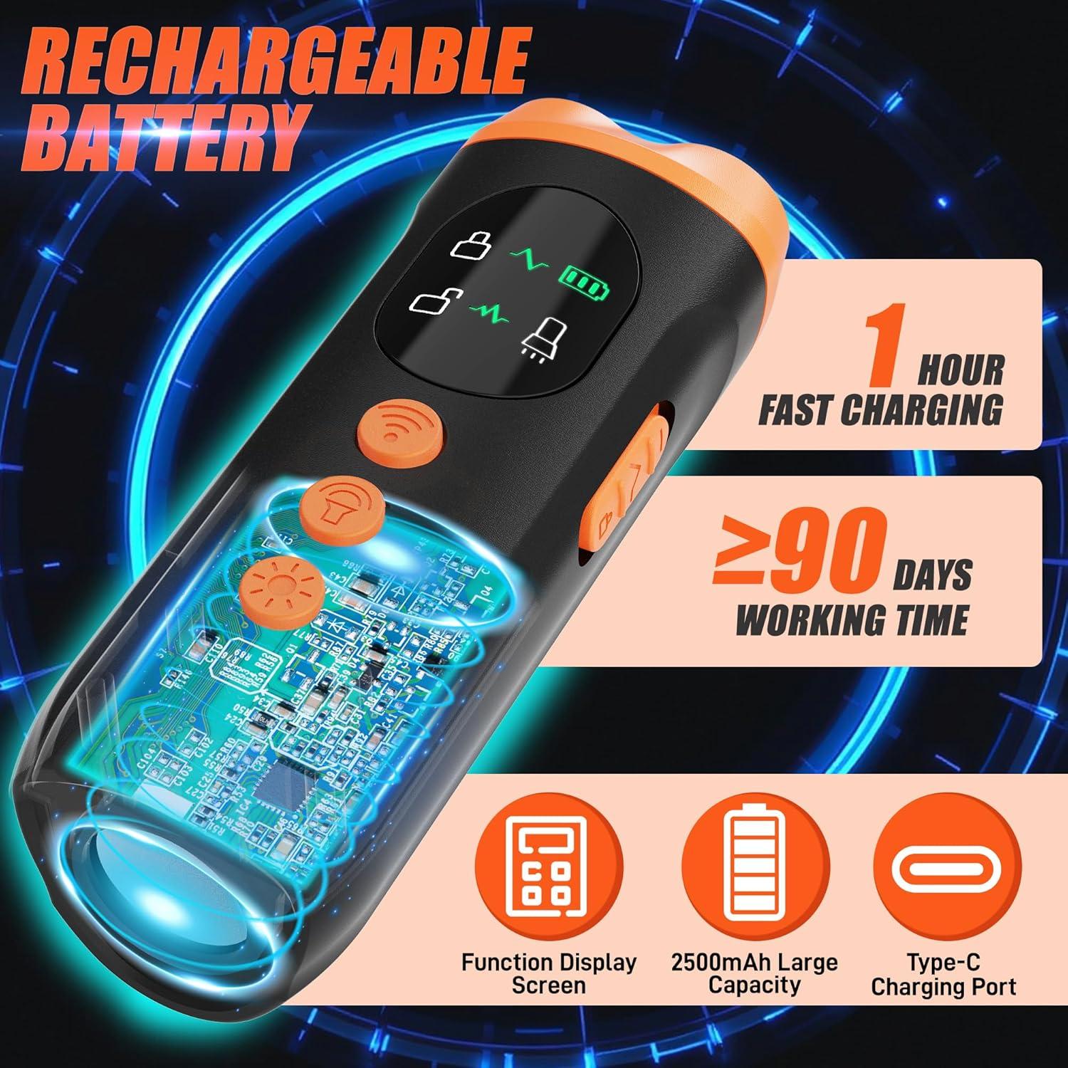 Dispositivo Antibark MUIMUICHU Ultrasonido 3X Control Ladridos