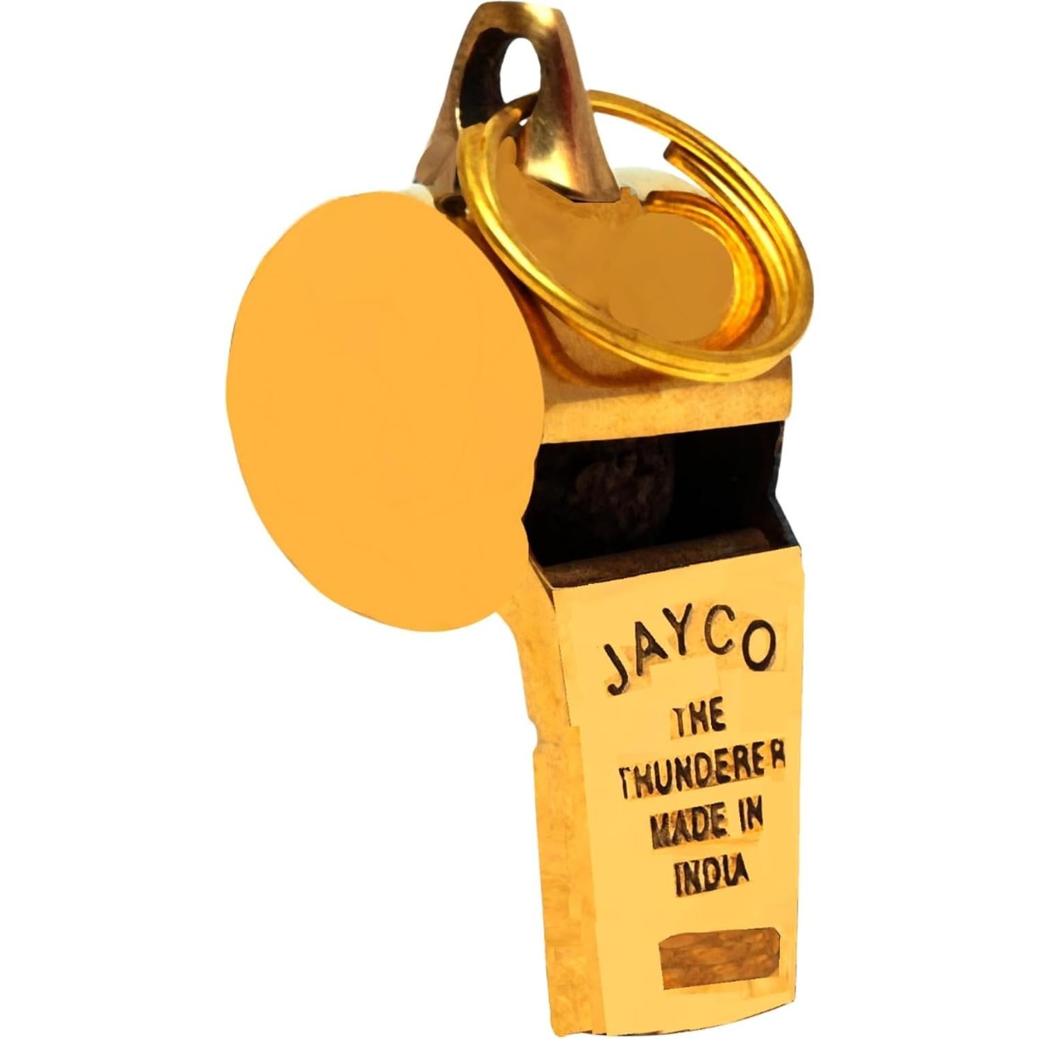 Silbato Profesional de Latón JAYCO Dorado Sonido Fuerte