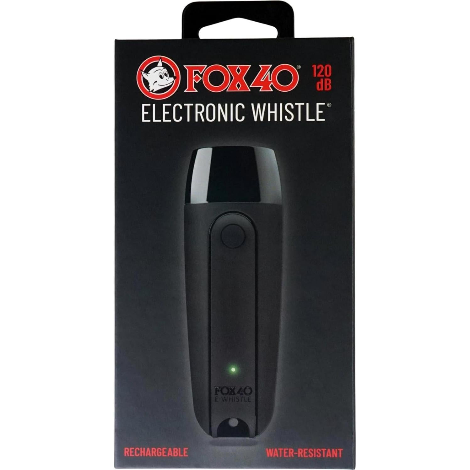 Silbato Electrónico Recargable Fox 40 120dB Negro