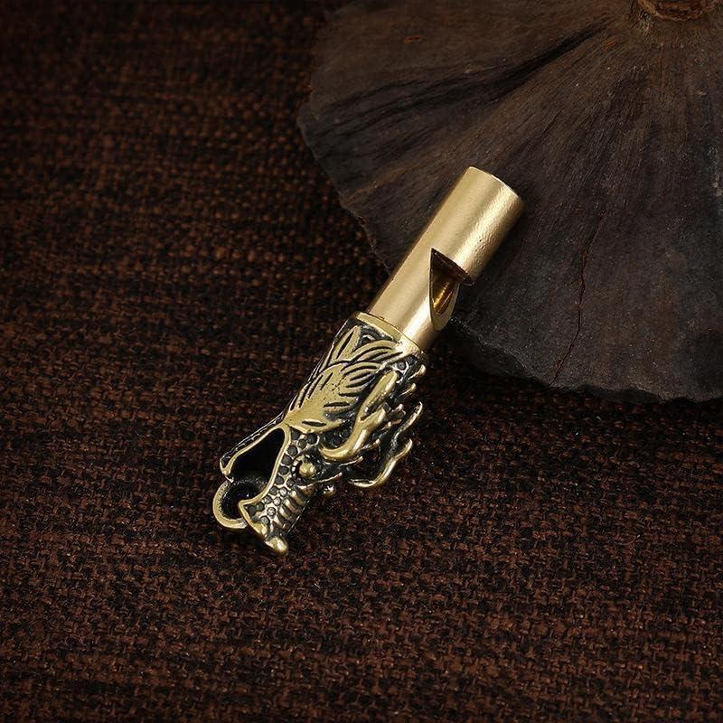 Collar Colgante Silbato Dragón Comimark - 3 Piezas de Latón