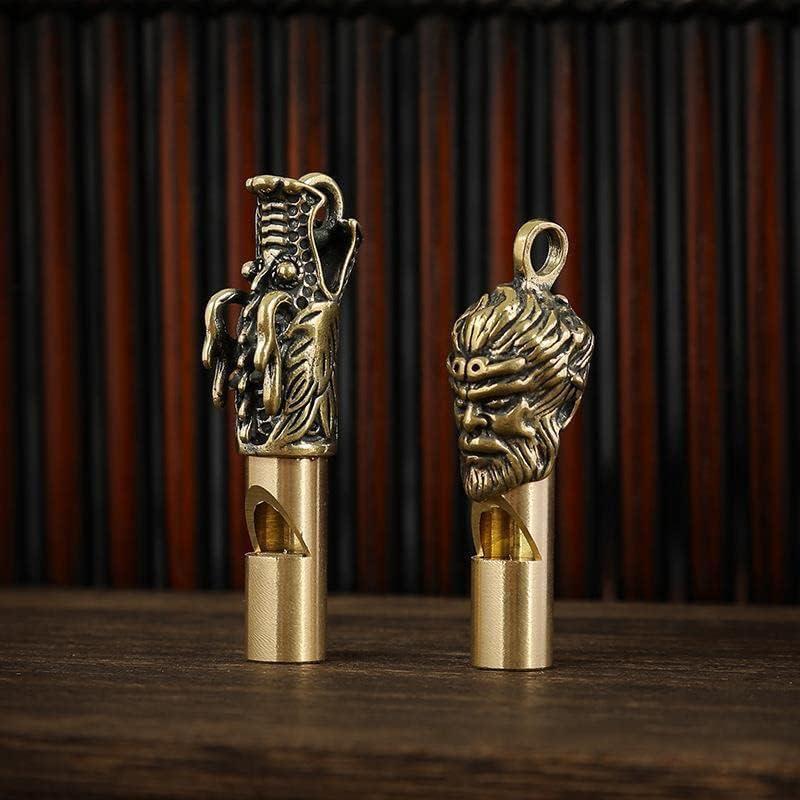 Collar Colgante Silbato Dragón Comimark - 3 Piezas de Latón