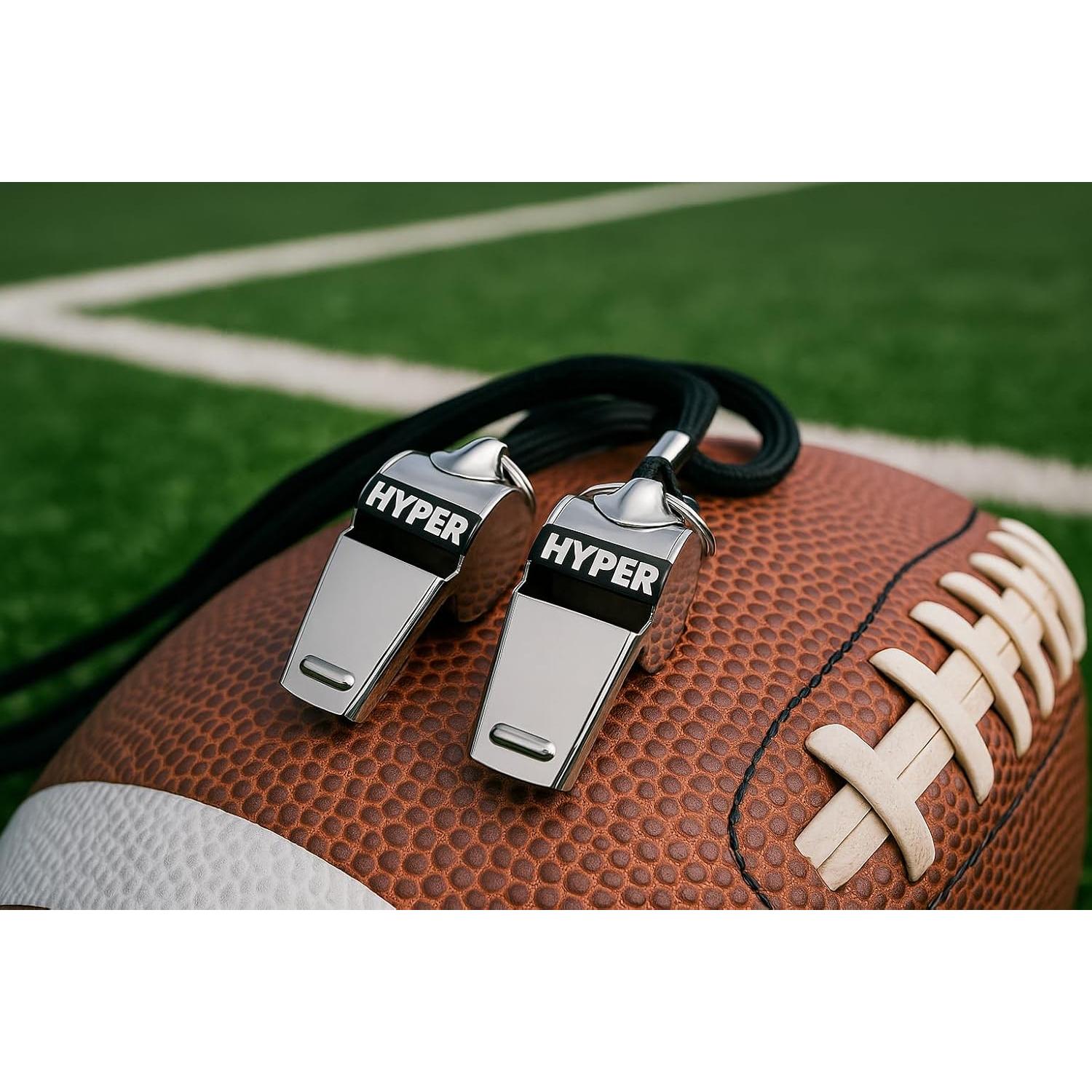 Silbatos de Acero Inoxidable HyperSteel - Paquete de 2 - Sonido Claro