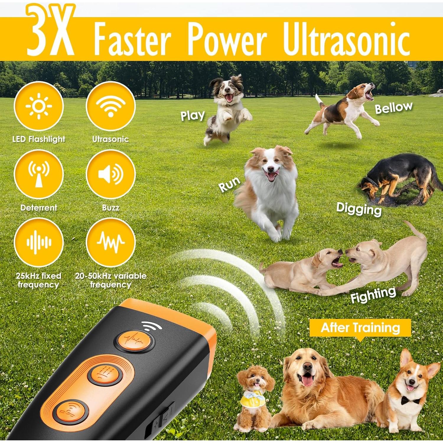 Dispositivo Anti Ladridos 5 en 1 Petralux - Rango 10.67m