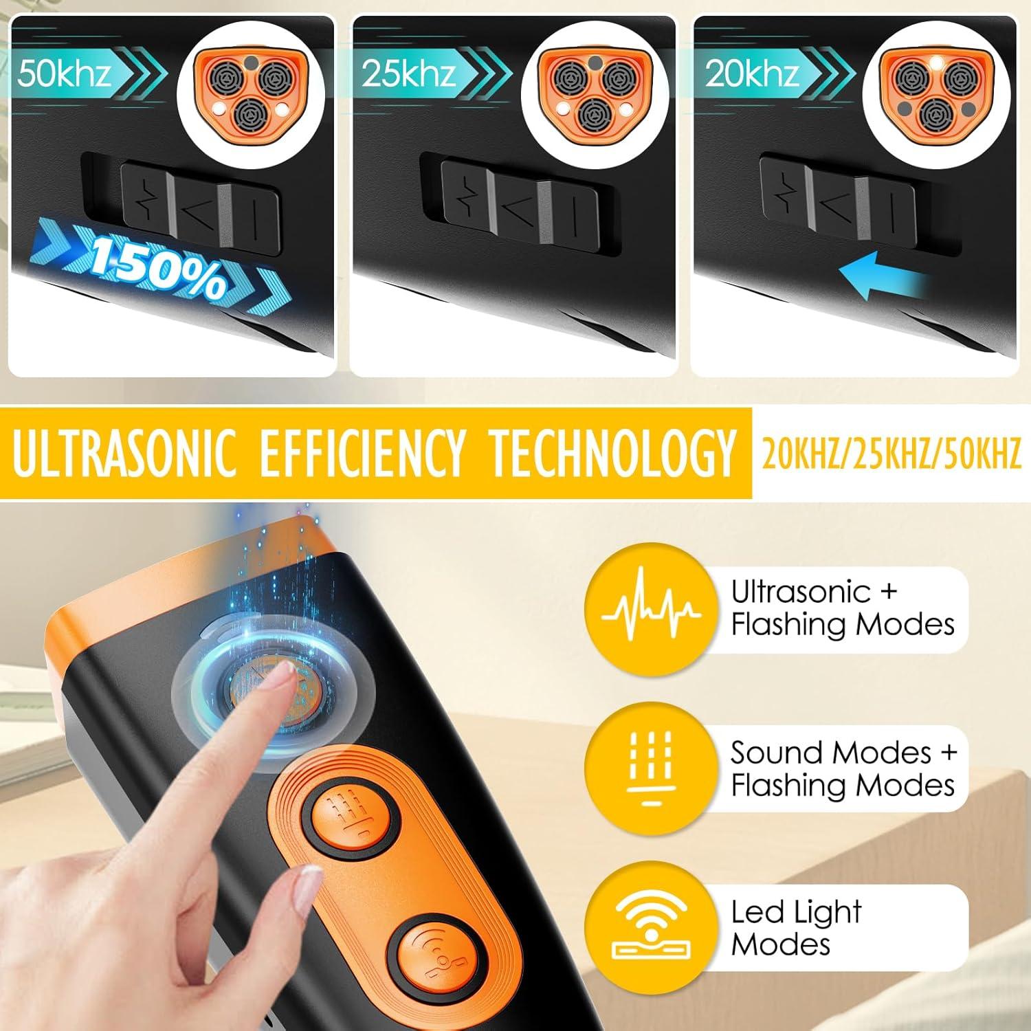 Dispositivo Anti Ladridos 5 en 1 Petralux - Rango 10.67m