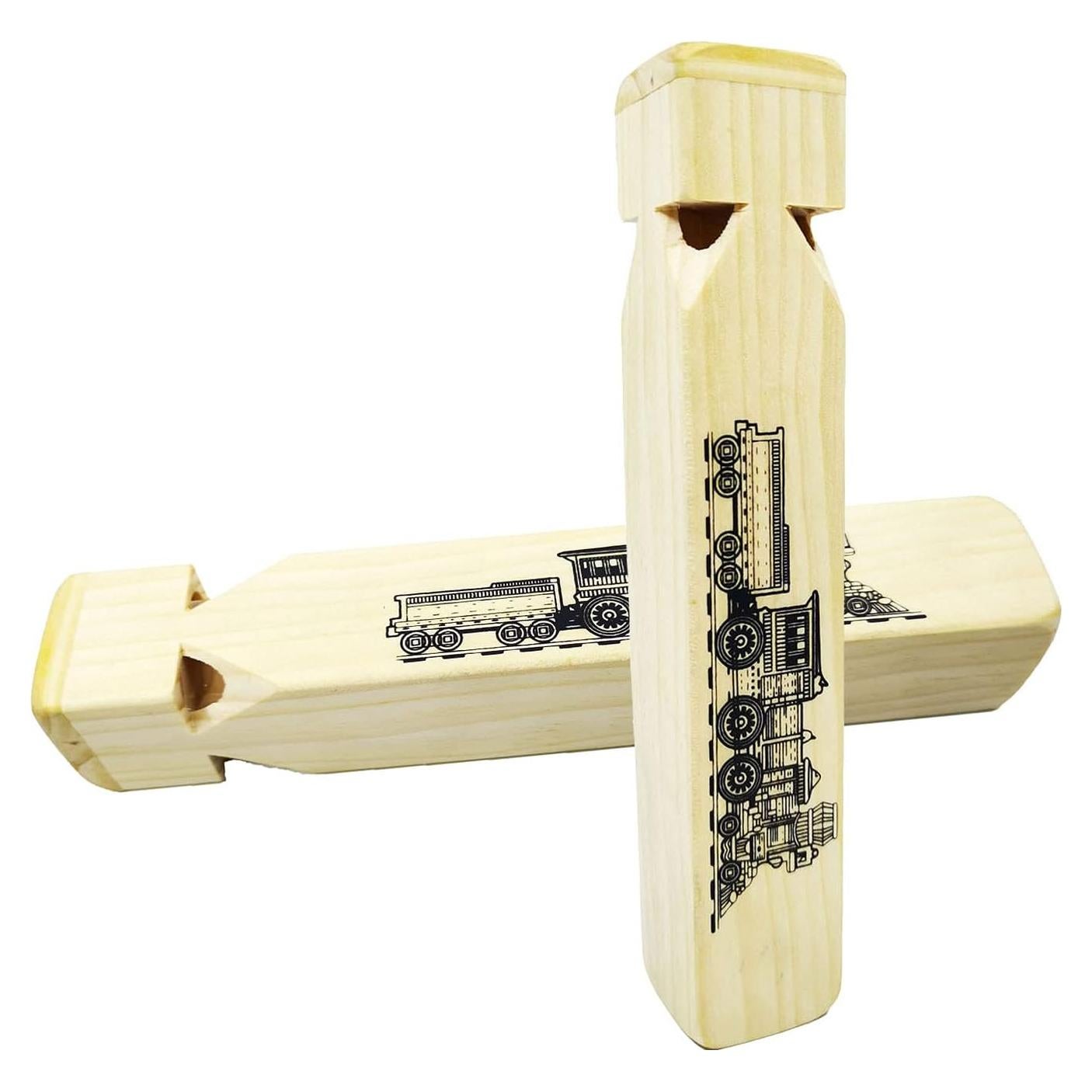 Silbato de Madera Fartime para Niños - 4 Tonos, 20.32 cm