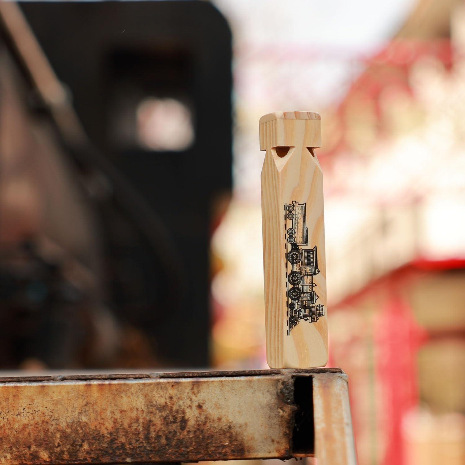 Silbato de Madera Fartime para Niños - 4 Tonos, 20.32 cm