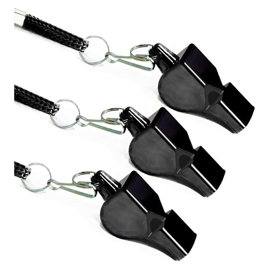 Silbato Profesional Fya 120dB con Cordón - 3 Piezas