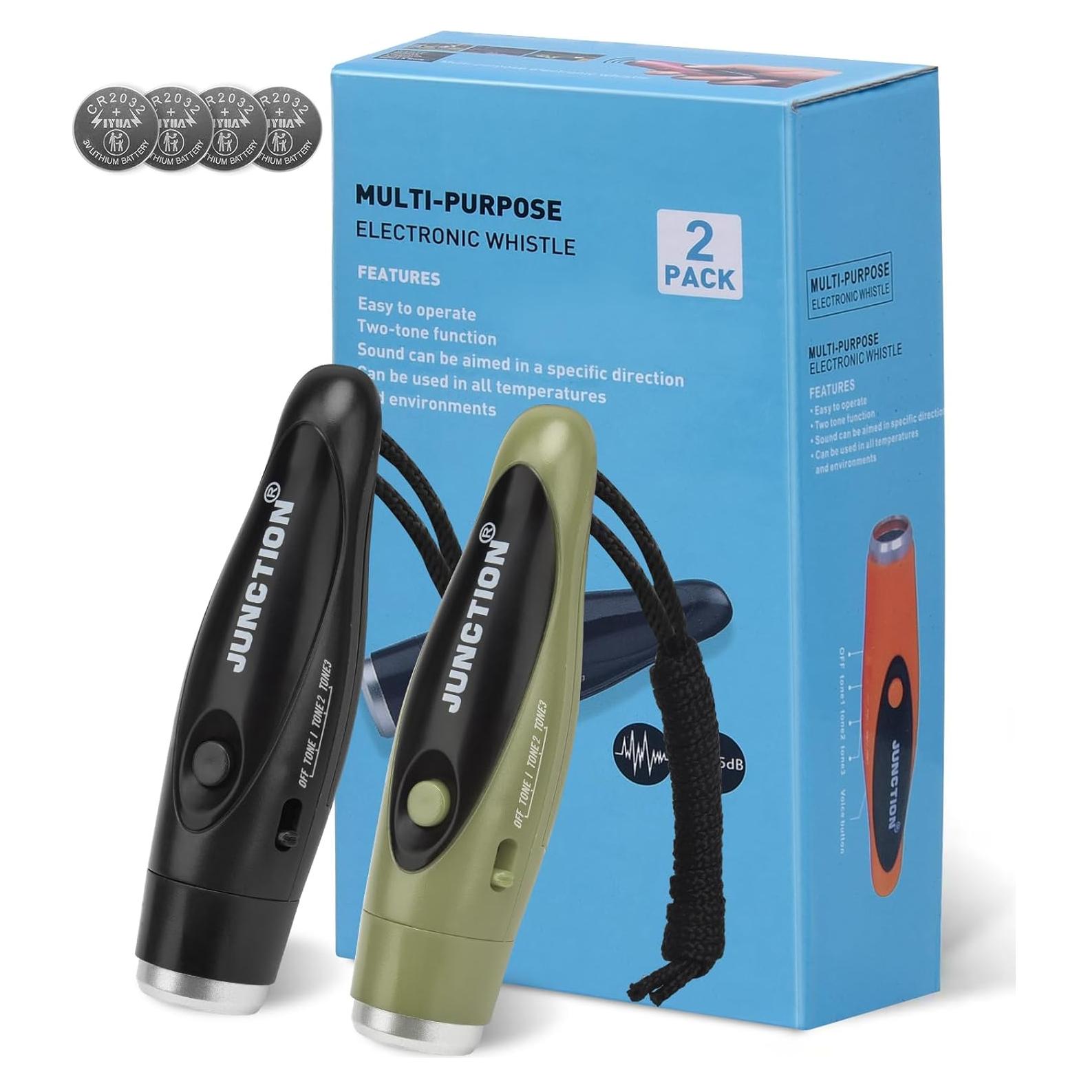 Silbatos Electrónicos Xflyee 2 Piezas 3 Tonos 120dB