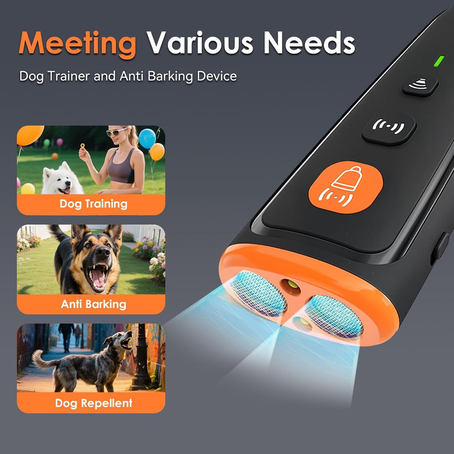 Dispositivo Anti Ladridos Ultrasónico Barkshield Pro - Portátil y Recargable