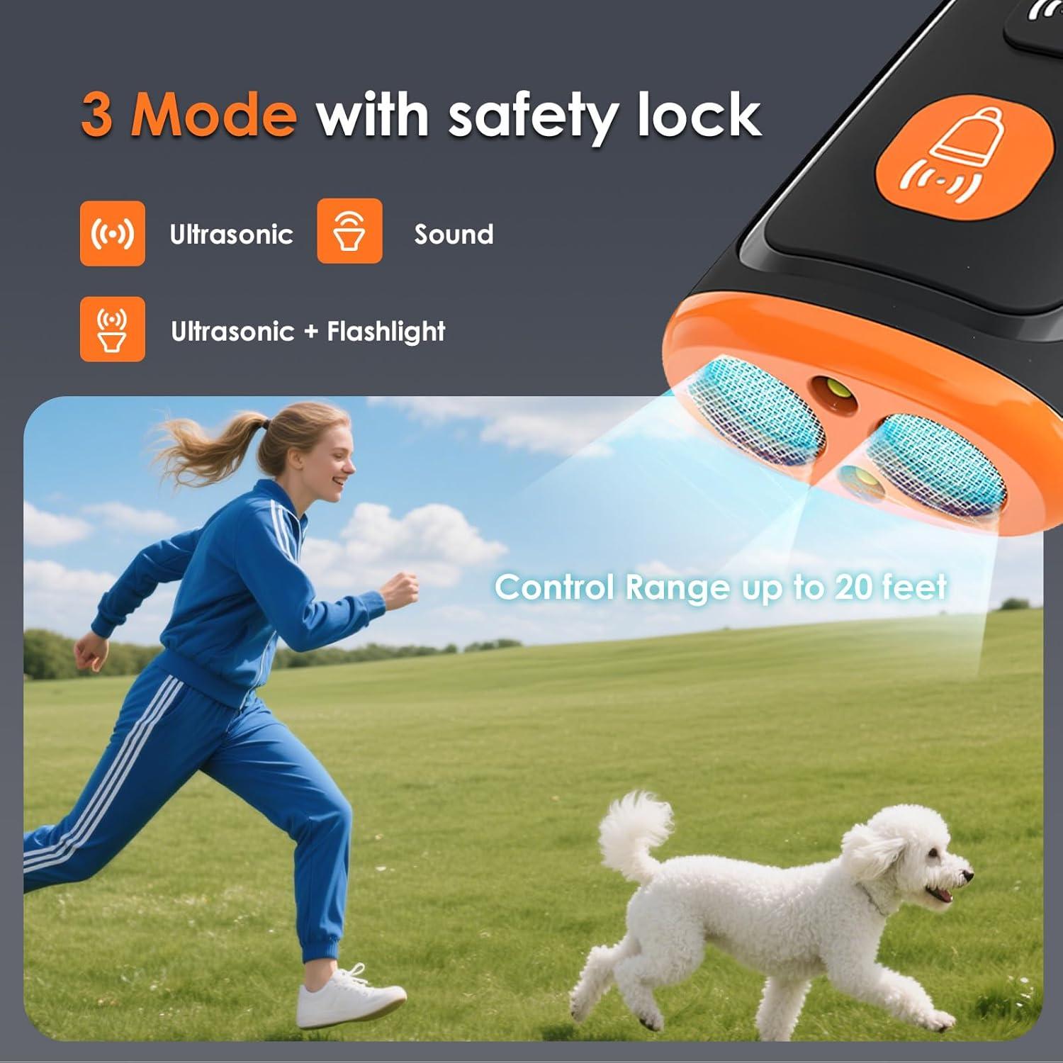 Dispositivo Anti Ladridos Ultrasónico Barkshield Pro - Portátil y Recargable