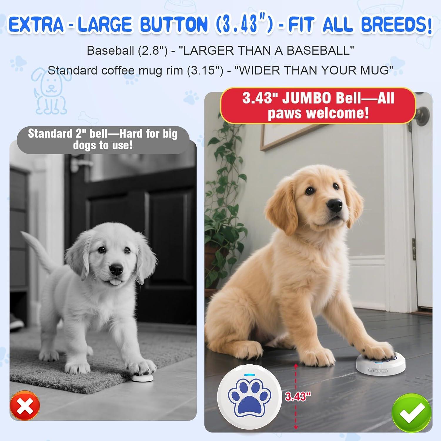 Campanas de Entrenamiento para Perros ChunHee - 28 Sonidos Ajustables