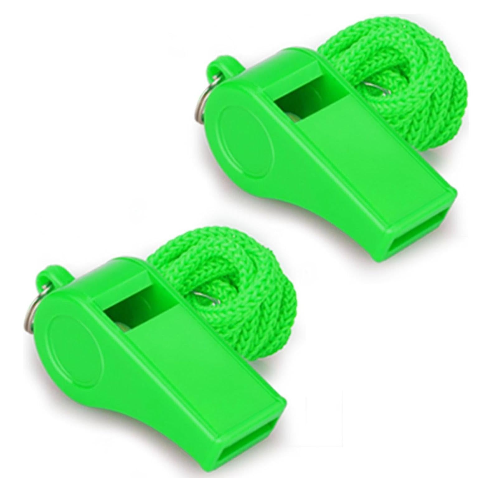 Silbato Deportivo Hipat Verde 2PCS - Sonido Fuerte y Claro