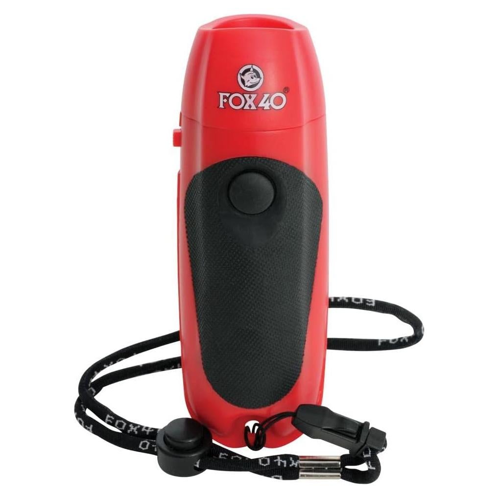 Silbato Electrónico Fox 40 Rojo 100dB para Deportes