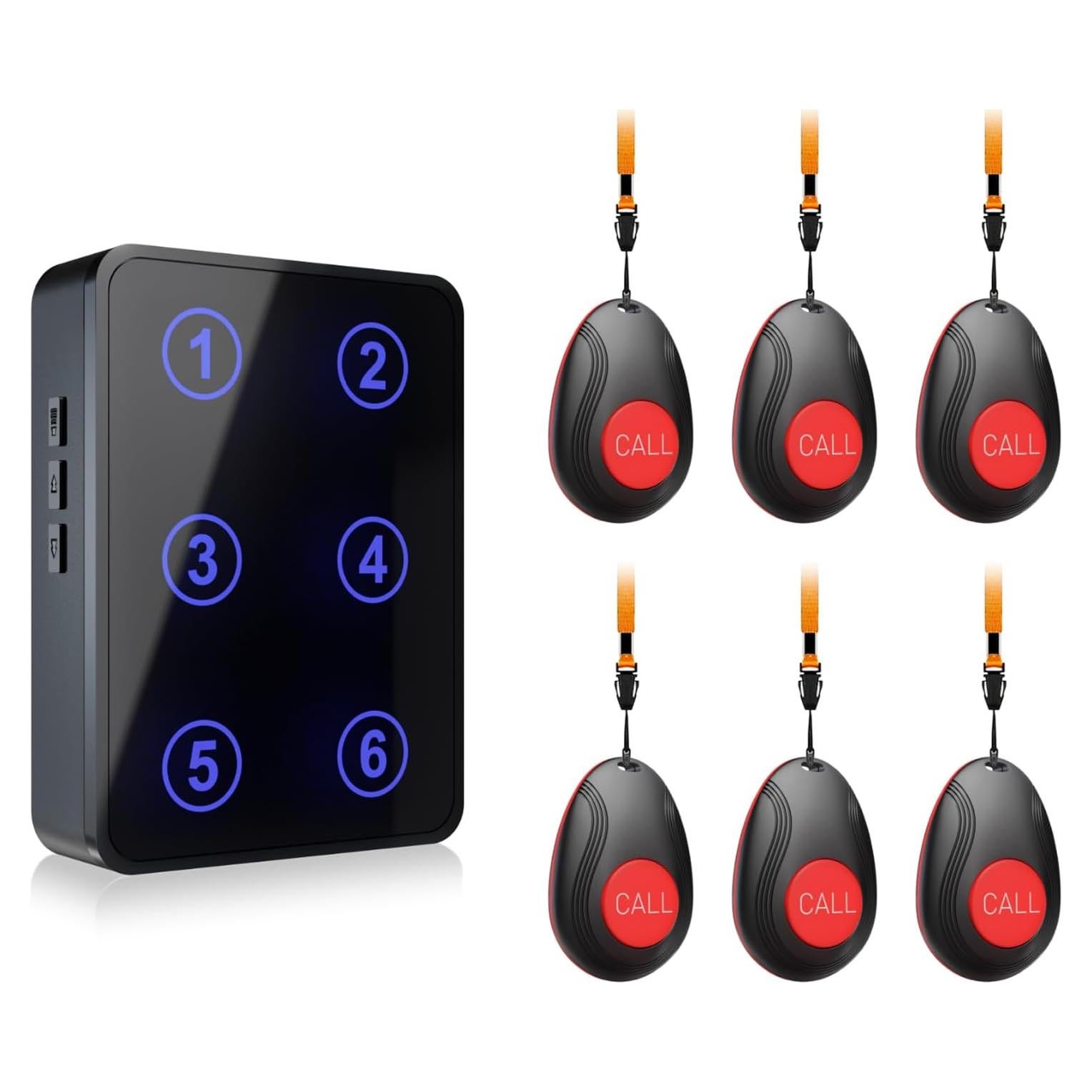Sistema de Llamada Inalámbrico CallToU 6 Botones y Receptor