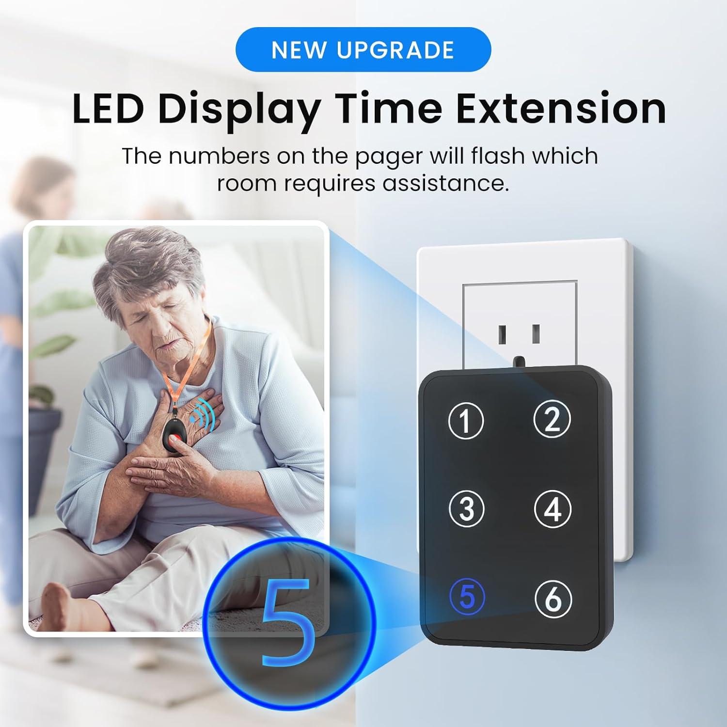 Sistema de Llamada Inalámbrico CallToU 6 Botones y Receptor