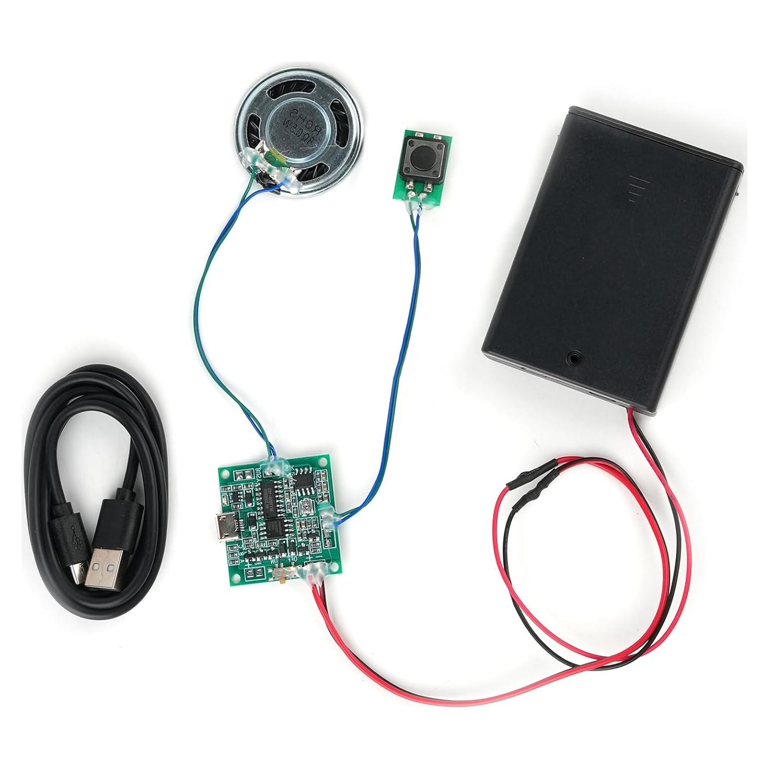 Módulo de Sonido Grabable 8MB Geekstory con Altavoz y Botón