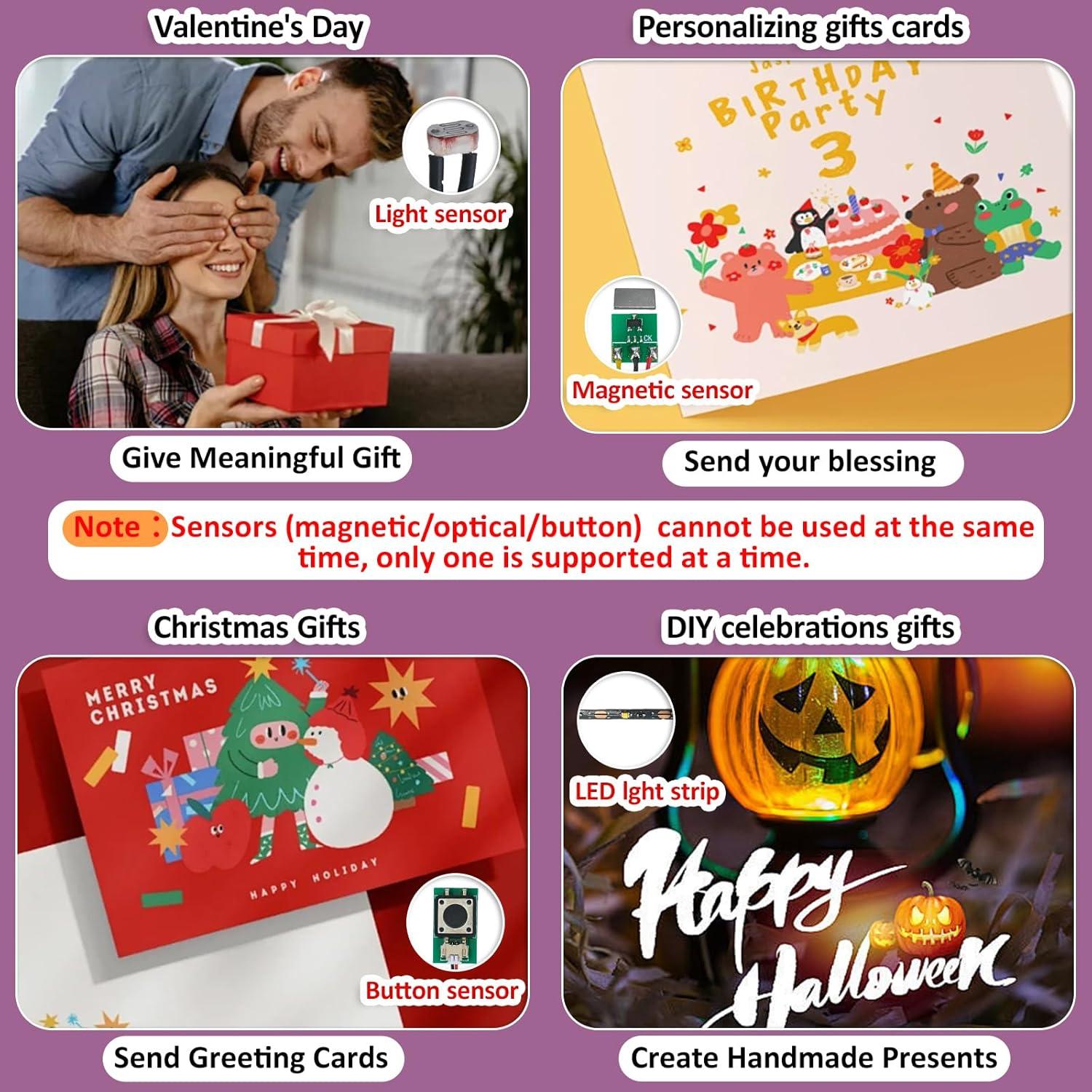 Módulo de Sonido Grabable XLW ZS-3001-1P-CH 16MB Luz LED