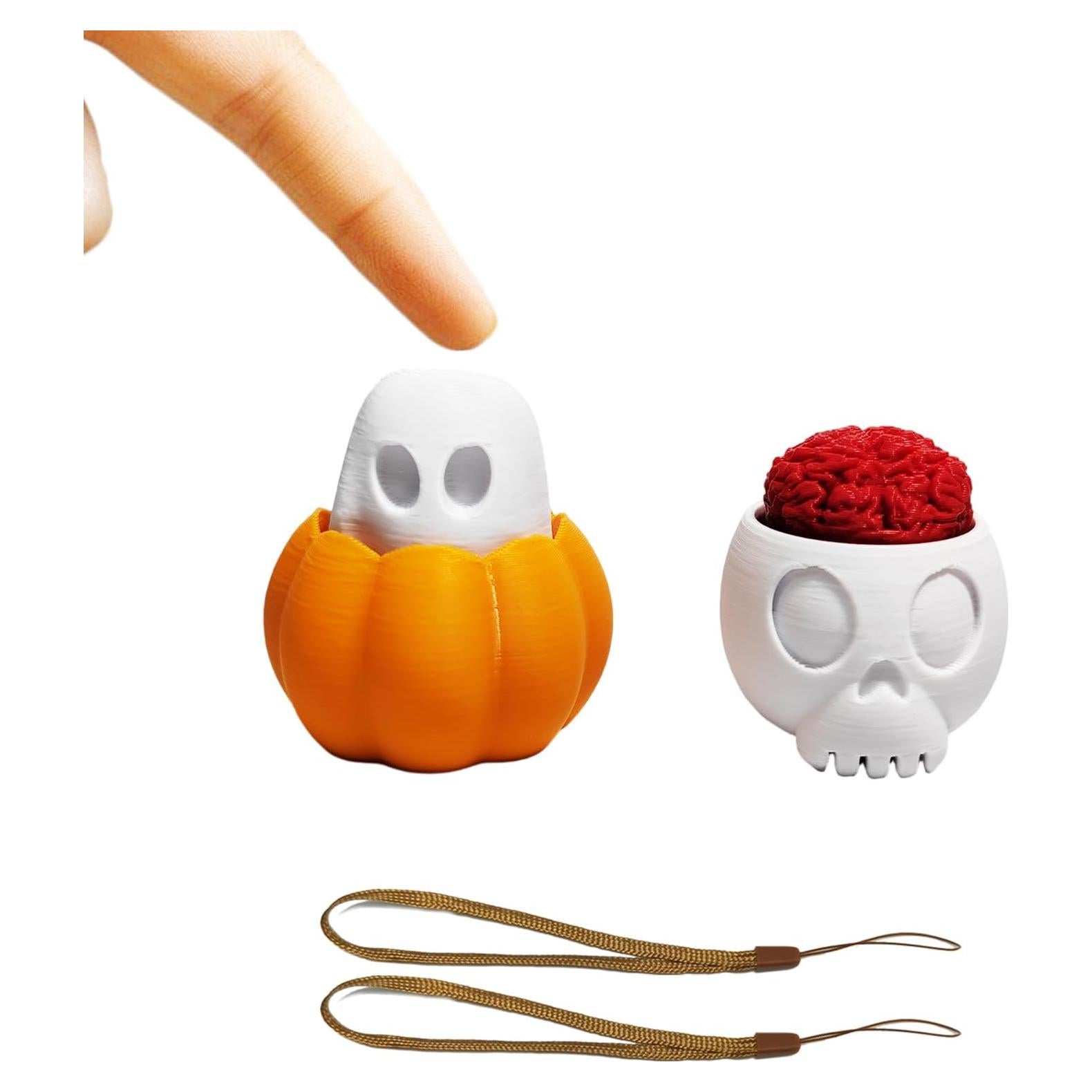 Clickers Fidget Calavera y Fantasma GUANGZHOU 2 Pcs Alivio Estrés