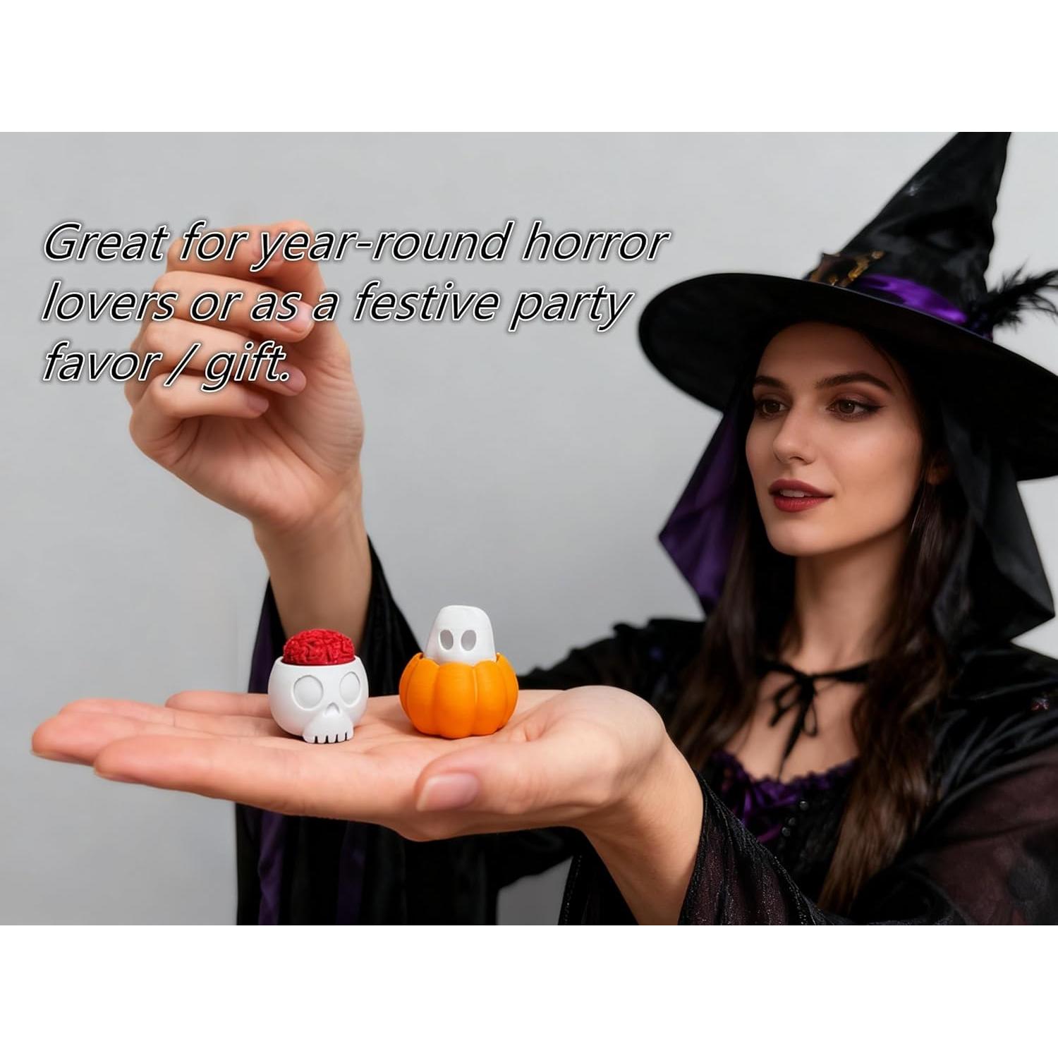 Clickers Fidget Calavera y Fantasma GUANGZHOU 2 Pcs Alivio Estrés