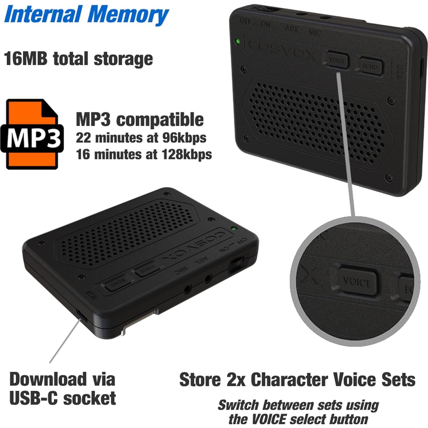 Módulo de Sonido Bluetooth COSVOX para Cosplay 16MB