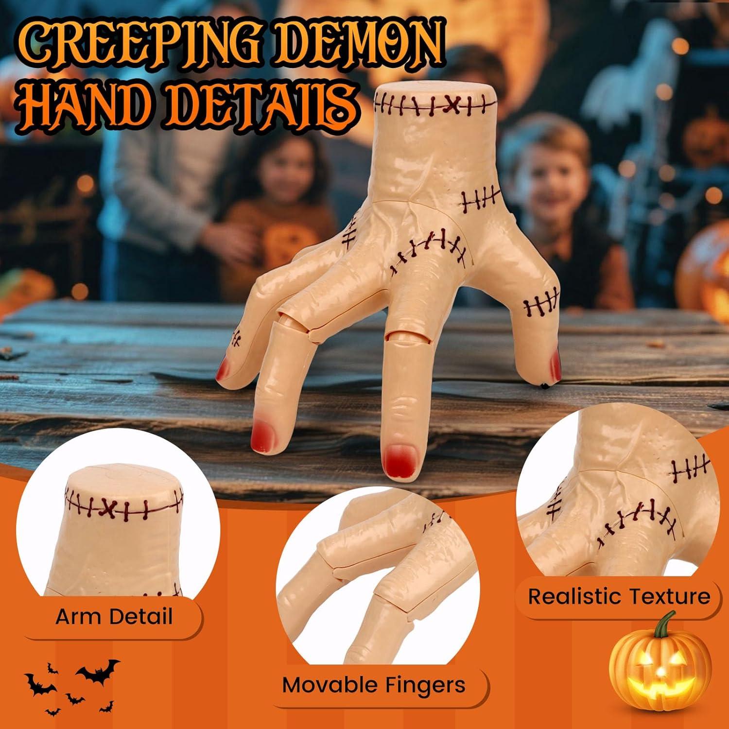 Mano que Se Arrastra Kodvinp con Luz y Sonido - Accesorio Halloween