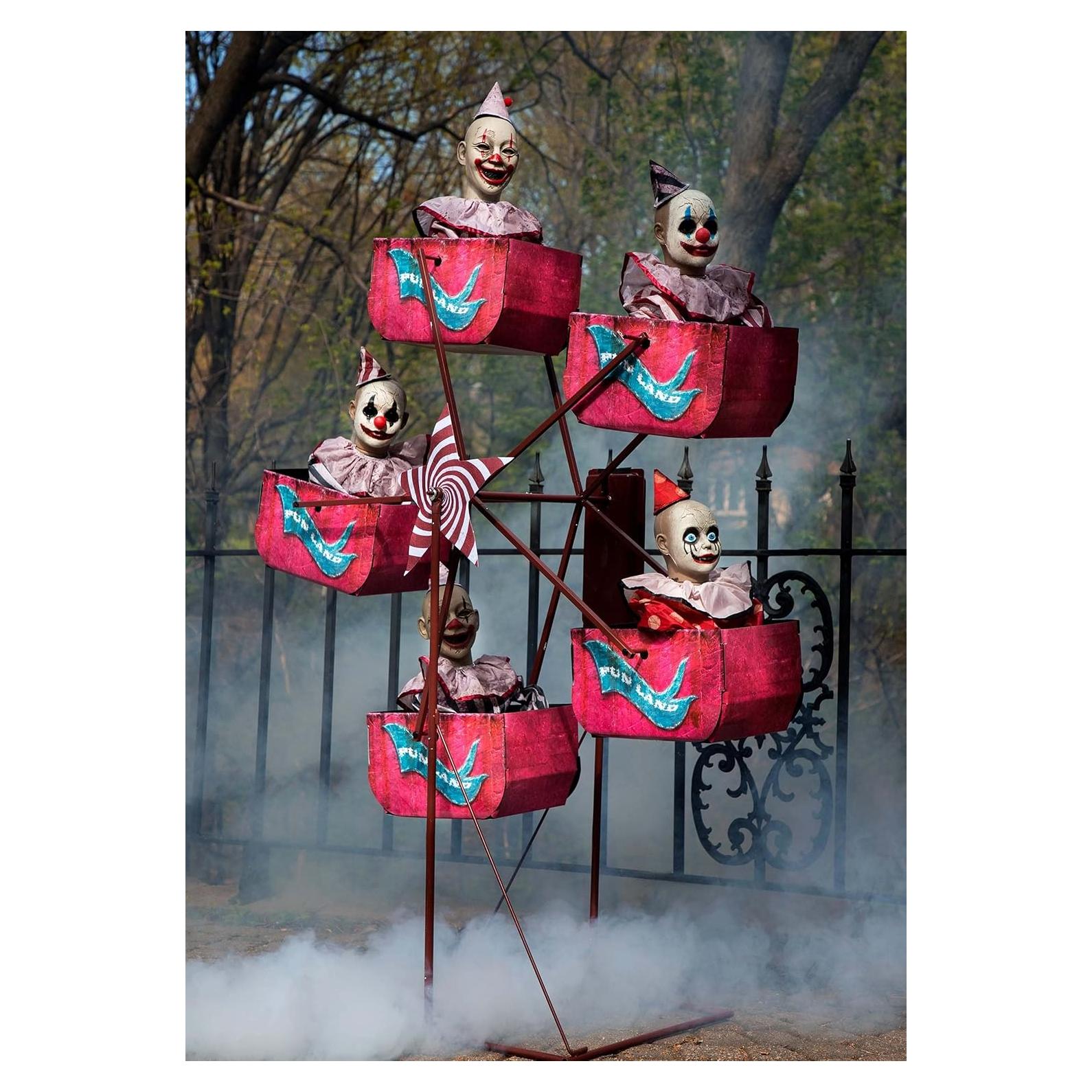 Rueda de la Fortuna Malévola de Payaso Animatrónico 190cm