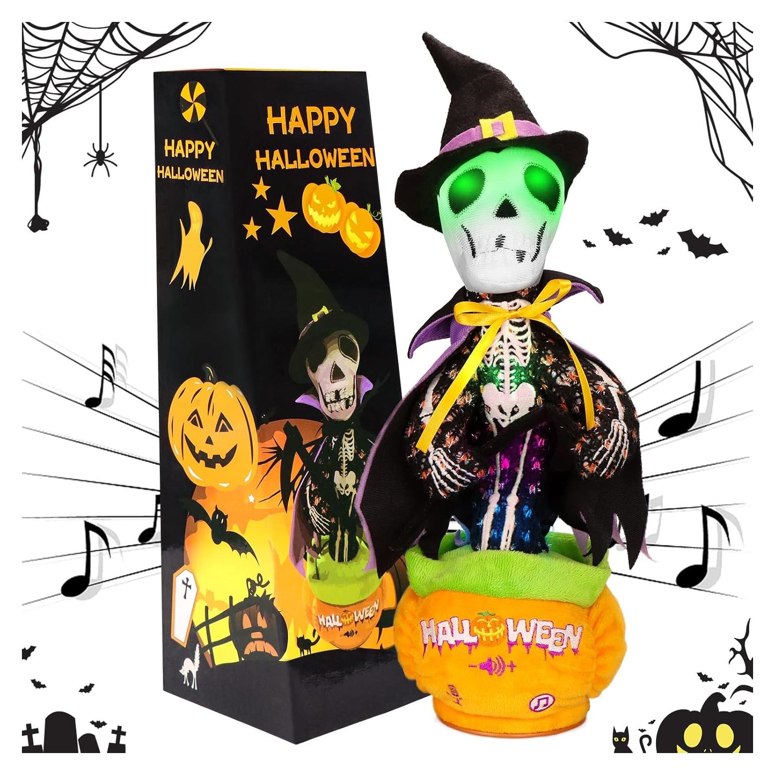 Juguete Esqueleto Cactus que Baila y Habla MILEGI 40.96 cm