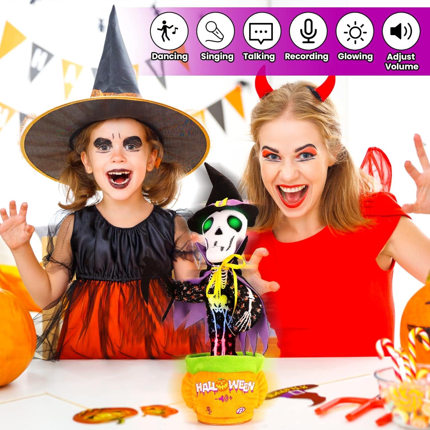 Juguete Esqueleto Cactus que Baila y Habla MILEGI 40.96 cm