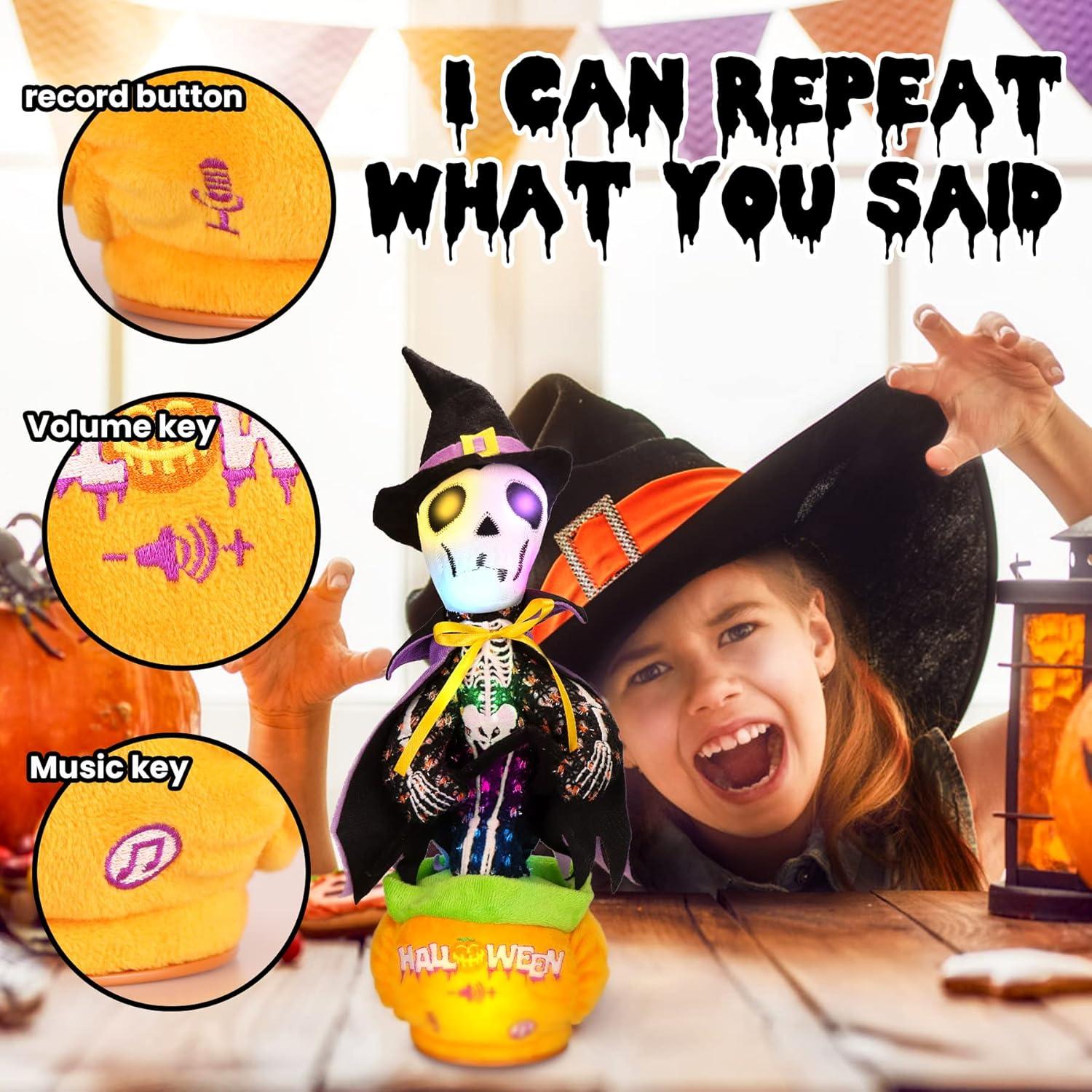 Juguete Esqueleto Cactus que Baila y Habla MILEGI 40.96 cm