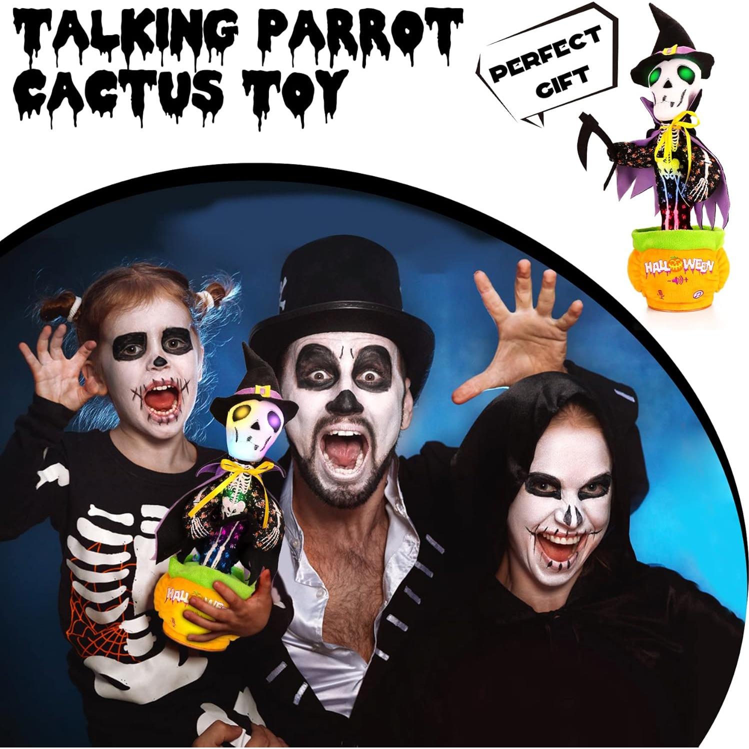 Juguete Esqueleto Cactus que Baila y Habla MILEGI 40.96 cm