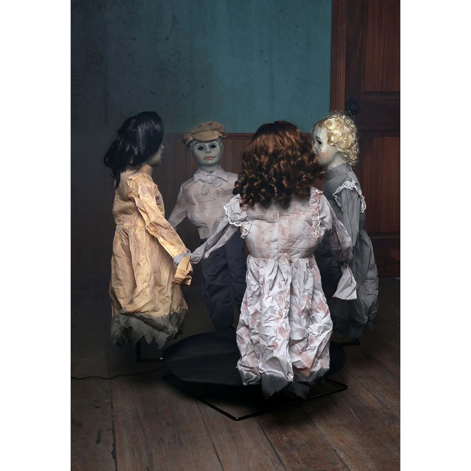 Decoración Animada Anillo Alrededor de la Rosa 0.91m Halloween