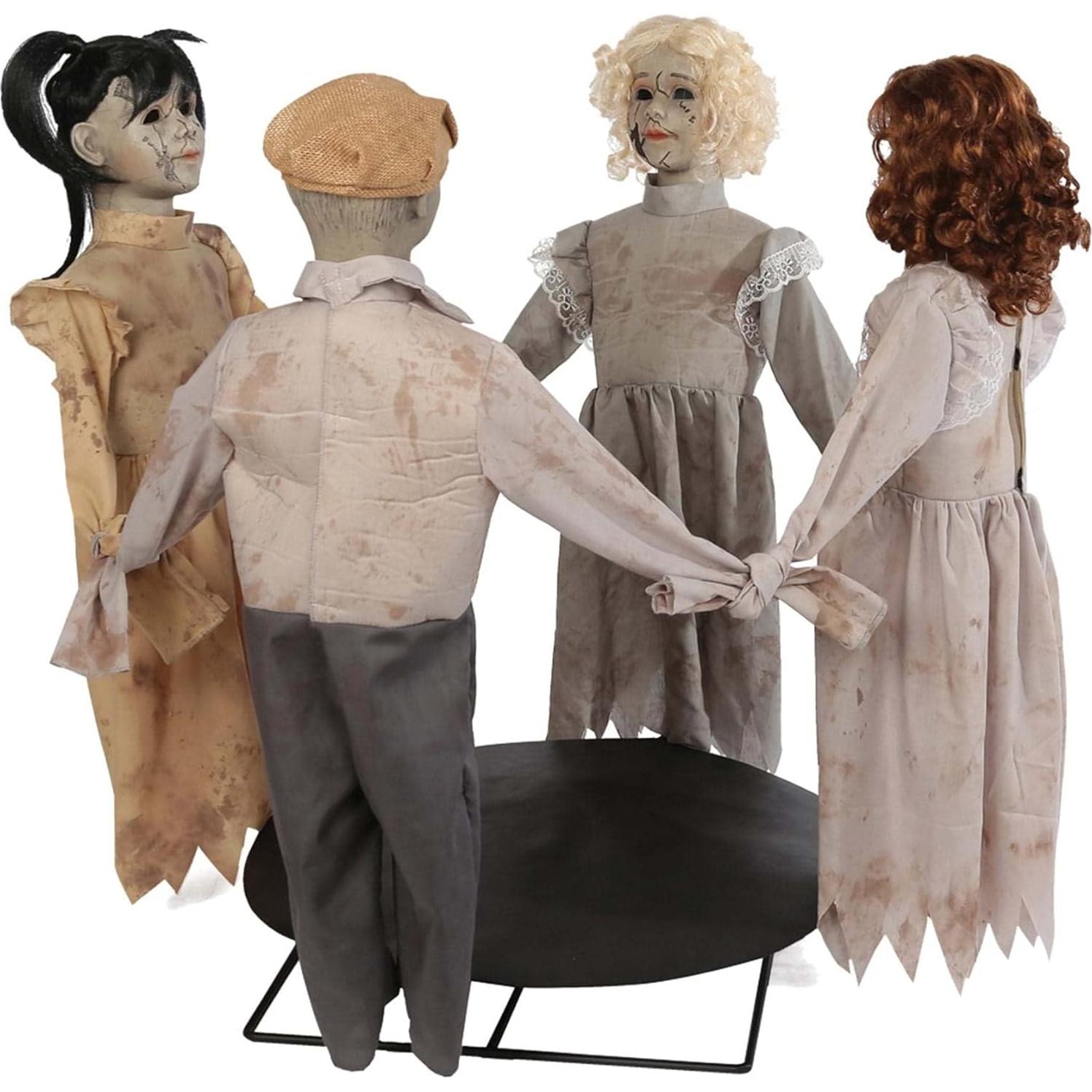 Decoración Animada Anillo Alrededor de la Rosa 0.91m Halloween