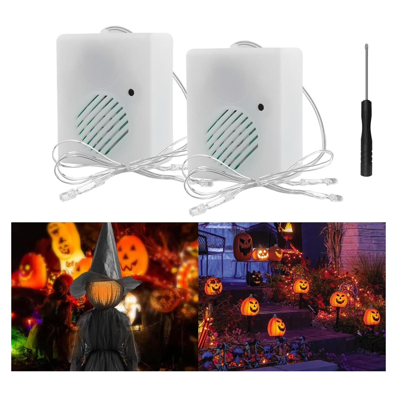 Paquete de 2 Efectos de Sonido Halloween CCBASEBALL con LED
