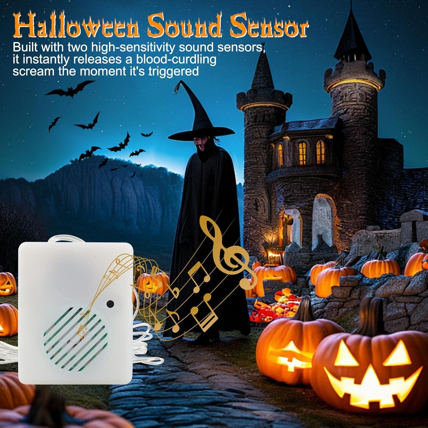 Paquete de 2 Efectos de Sonido Halloween CCBASEBALL con LED