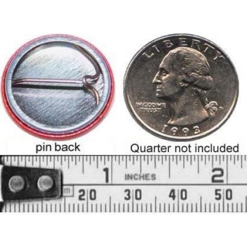 Conjunto de 20 pines botones de terror JB 25mm calidad premium