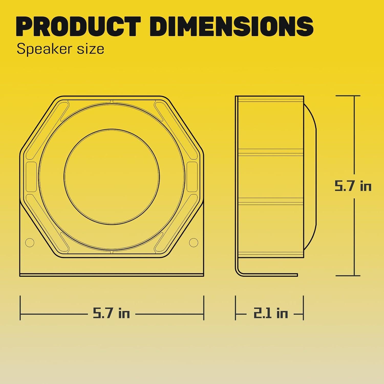 Sirena de Emergencia 200W JAMTON con Control Remoto 12V