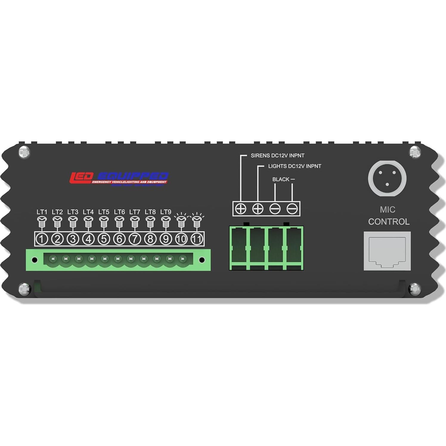 Sirena de Emergencia Portátil Pelican 100W con Micrófono PA