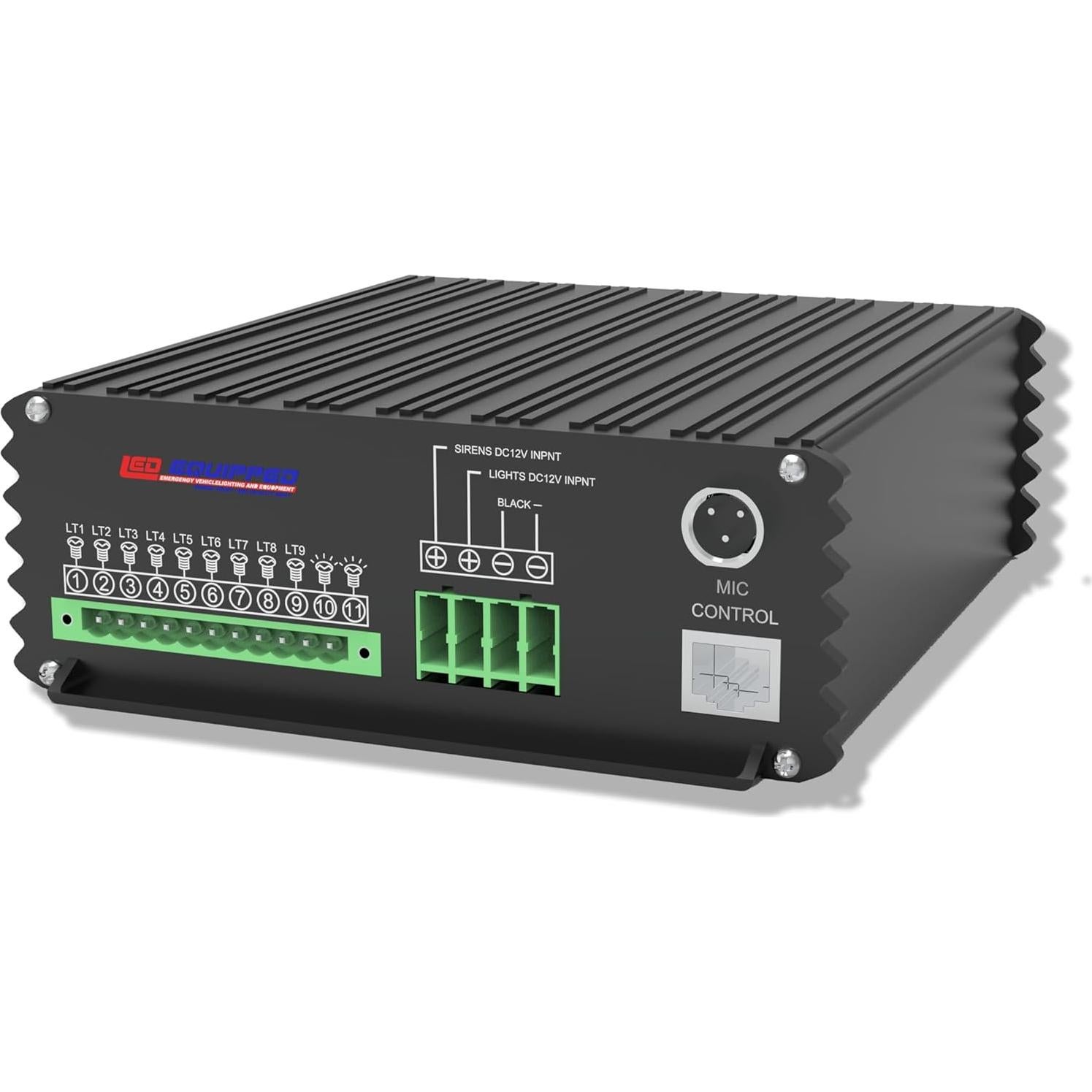 Sirena de Emergencia Portátil Pelican 100W con Micrófono PA