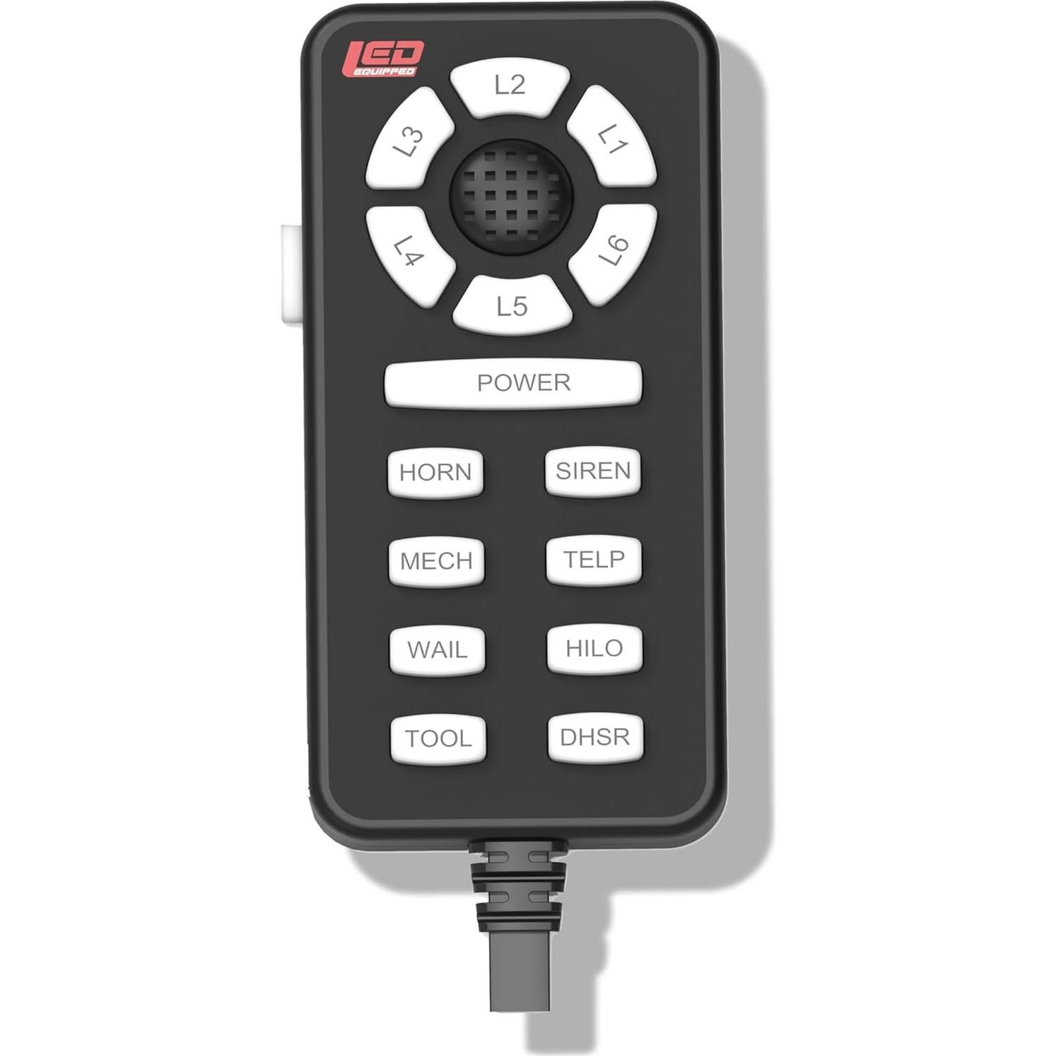 Sirena de Emergencia Portátil Pelican 100W con Micrófono PA