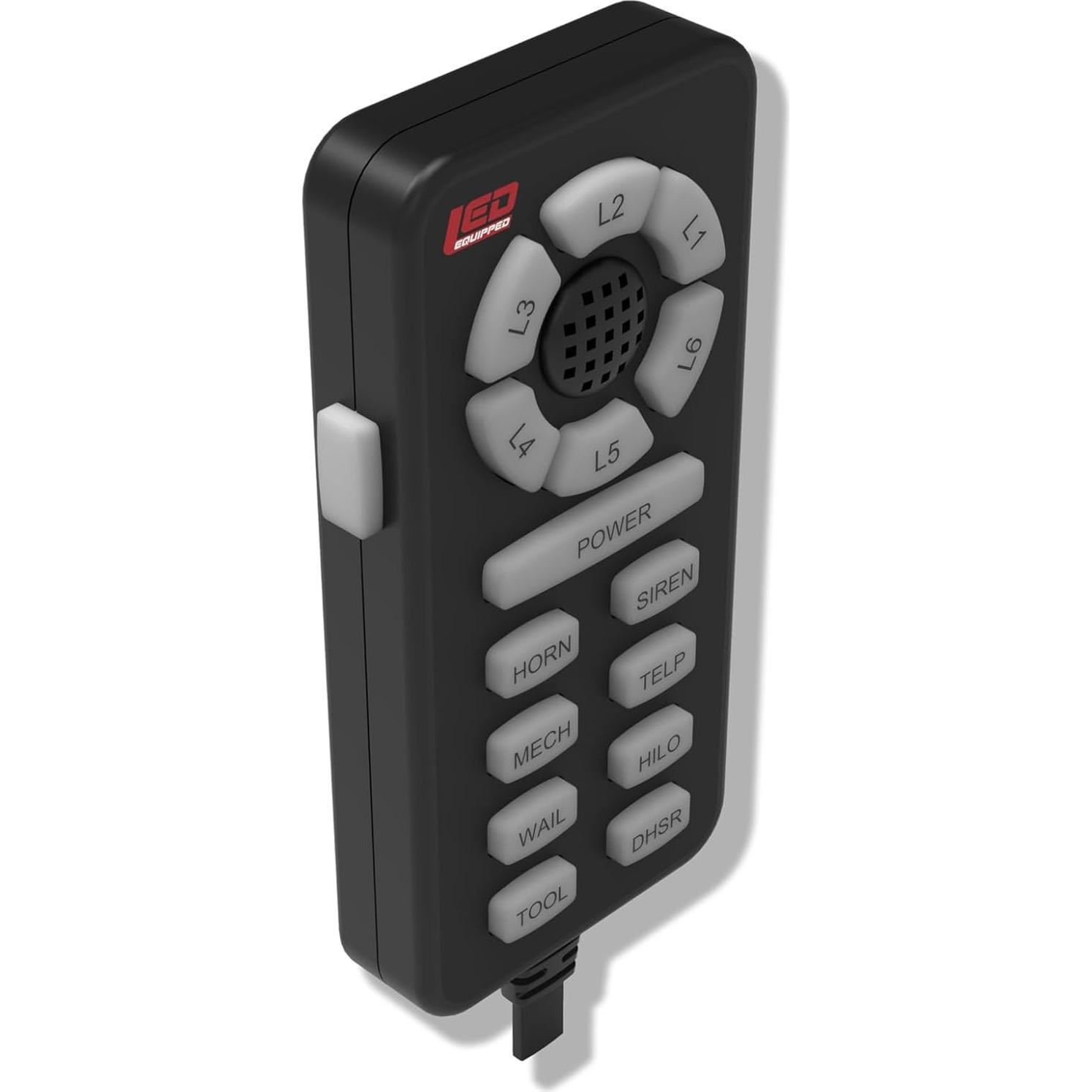 Sirena de Emergencia Portátil Pelican 100W con Micrófono PA