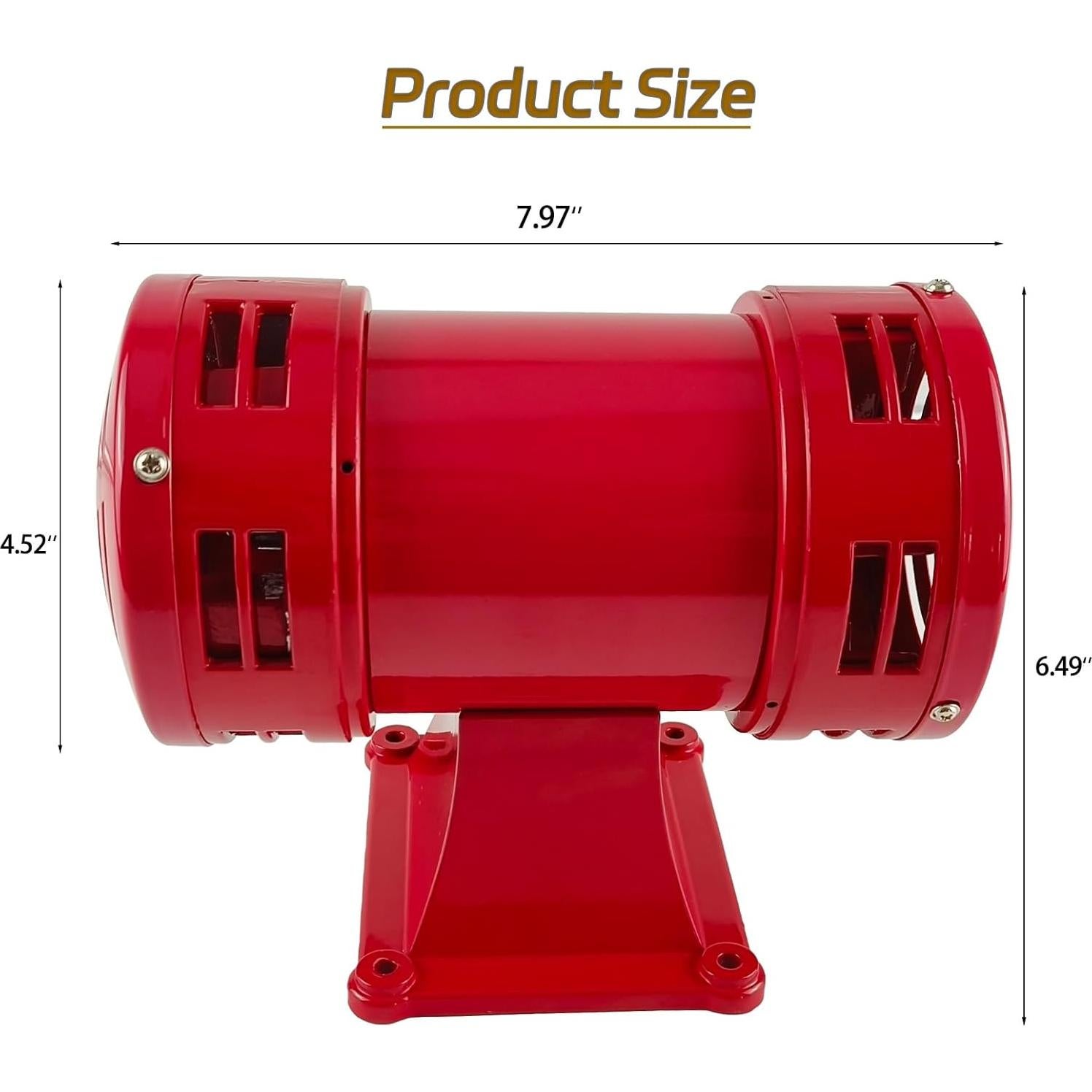Sirena de Alarma Industrial AeKeatDa MS-490 150dB 3.07kg