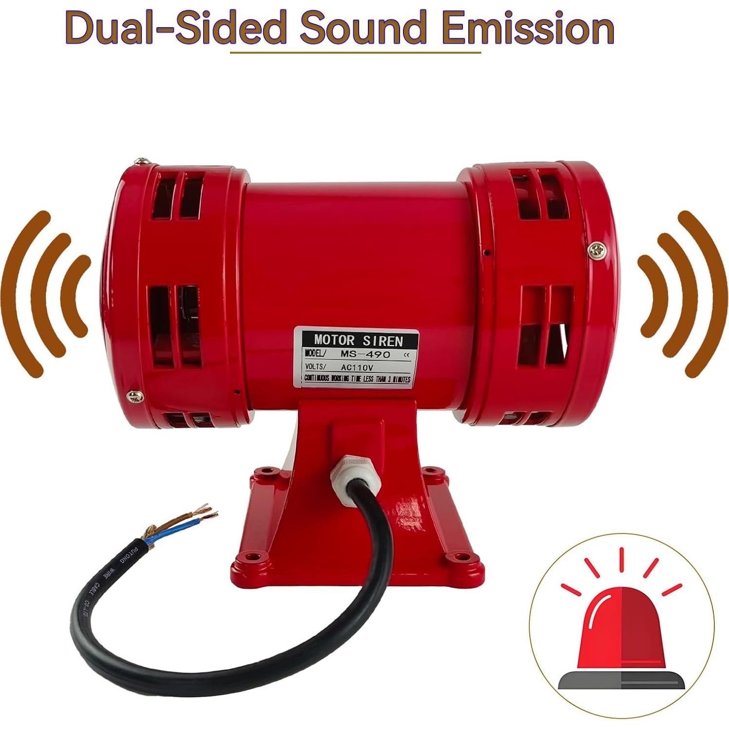 Sirena de Alarma Industrial AeKeatDa MS-490 150dB 3.07kg