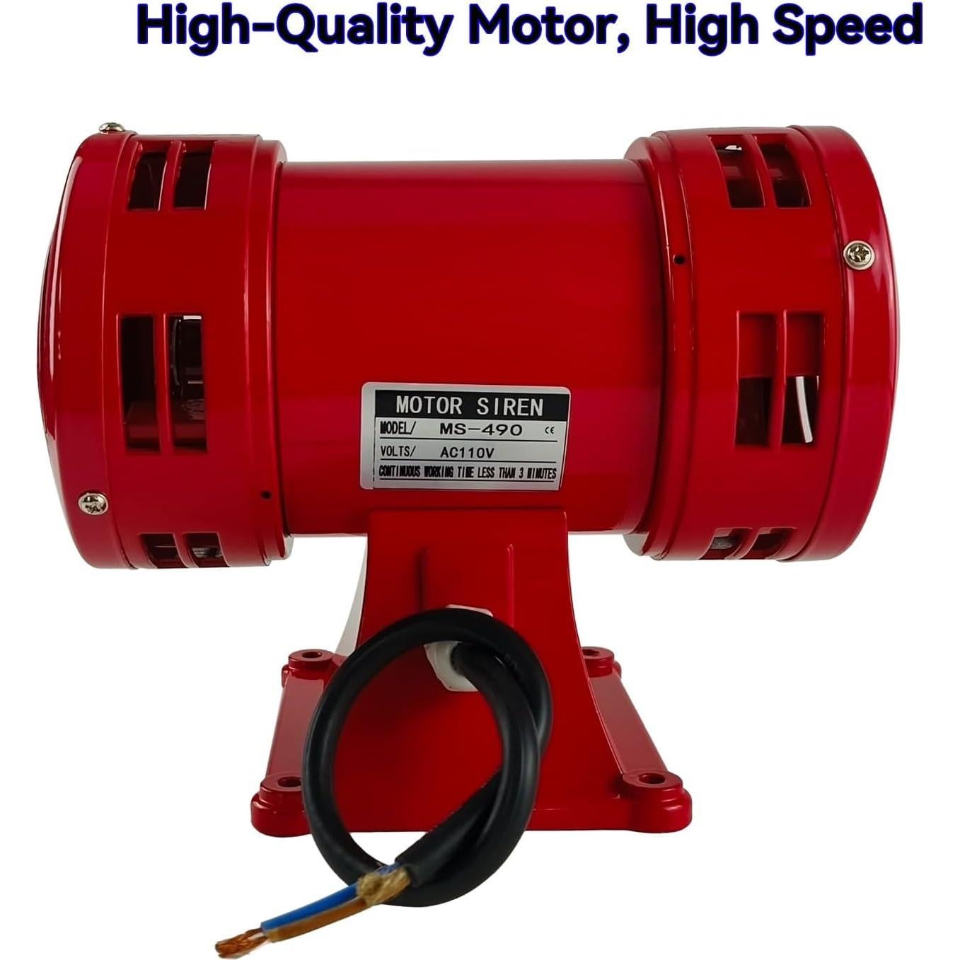 Sirena de Alarma Industrial AeKeatDa MS-490 150dB 3.07kg